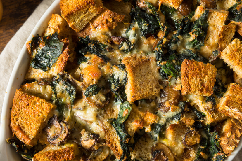 Savory Bread Pudding Recipe: How to Make the Simple Strata - 2024 ...