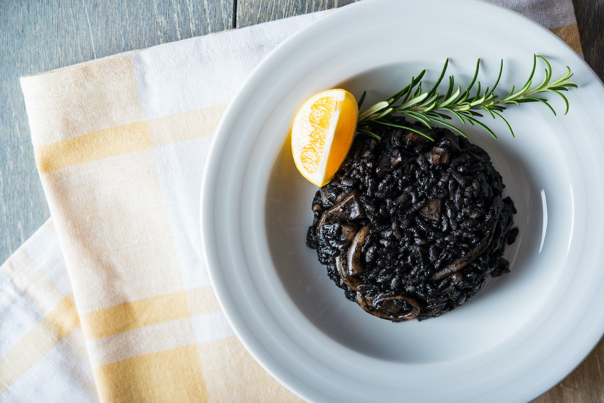Squid Ink Risotto Recipe - Risotto with Squid and Squid Ink