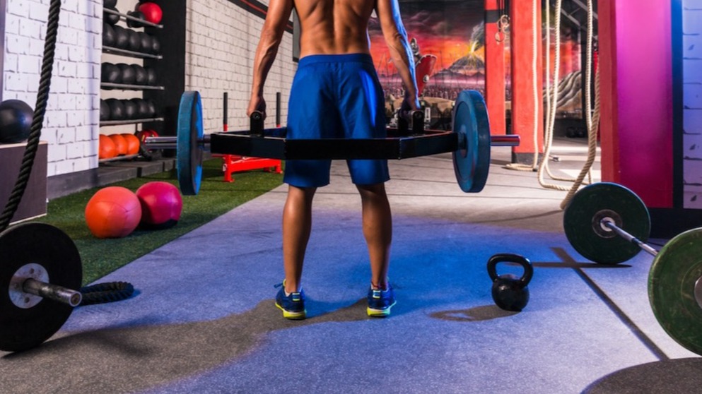 Hex bar deadlift progression