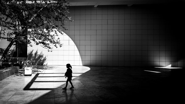 Girl at the Getty Museum