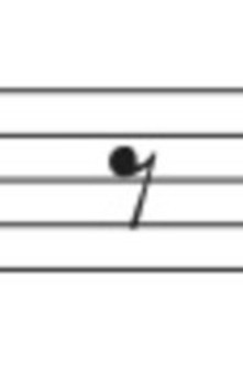 Eighth note rest