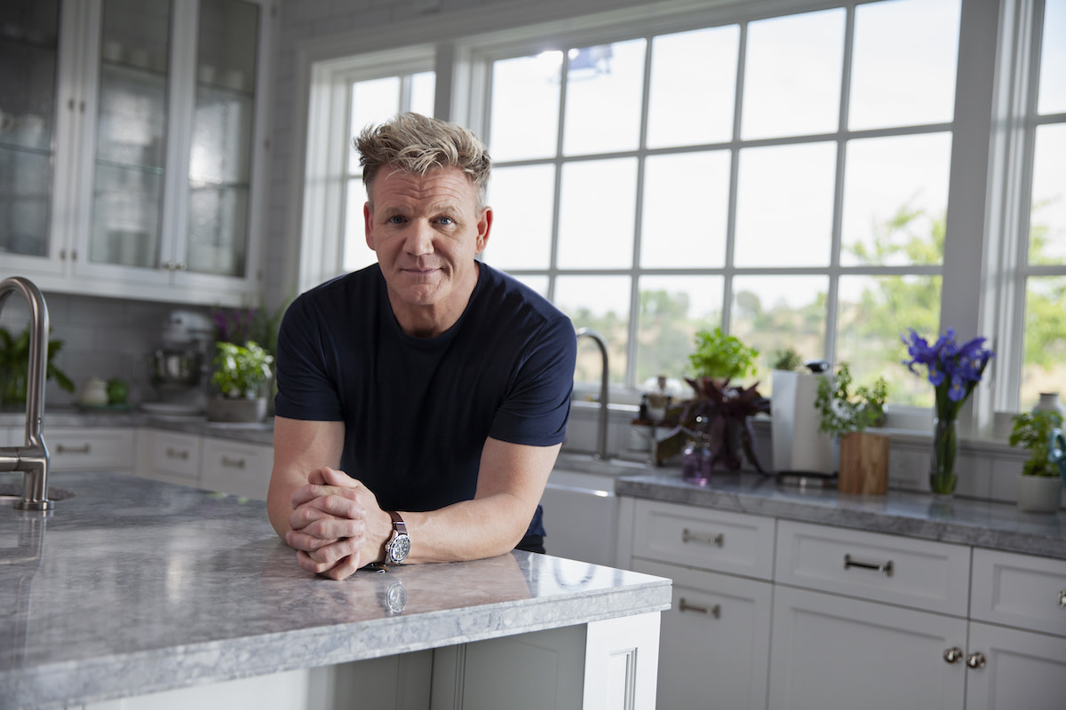 Gordon Ramsay in kitchen