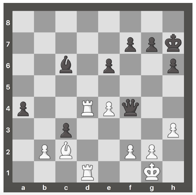 CHAPTER 4 OTHER FORKS/DOUBLE ATTACKS Diagram 124 - White wins a Rook or  Knight in 2 moves.