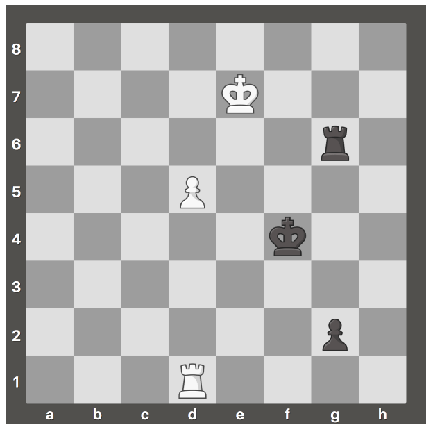 Chess board diagram in black and white 1