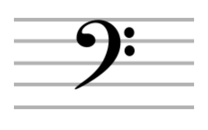 bass clef image