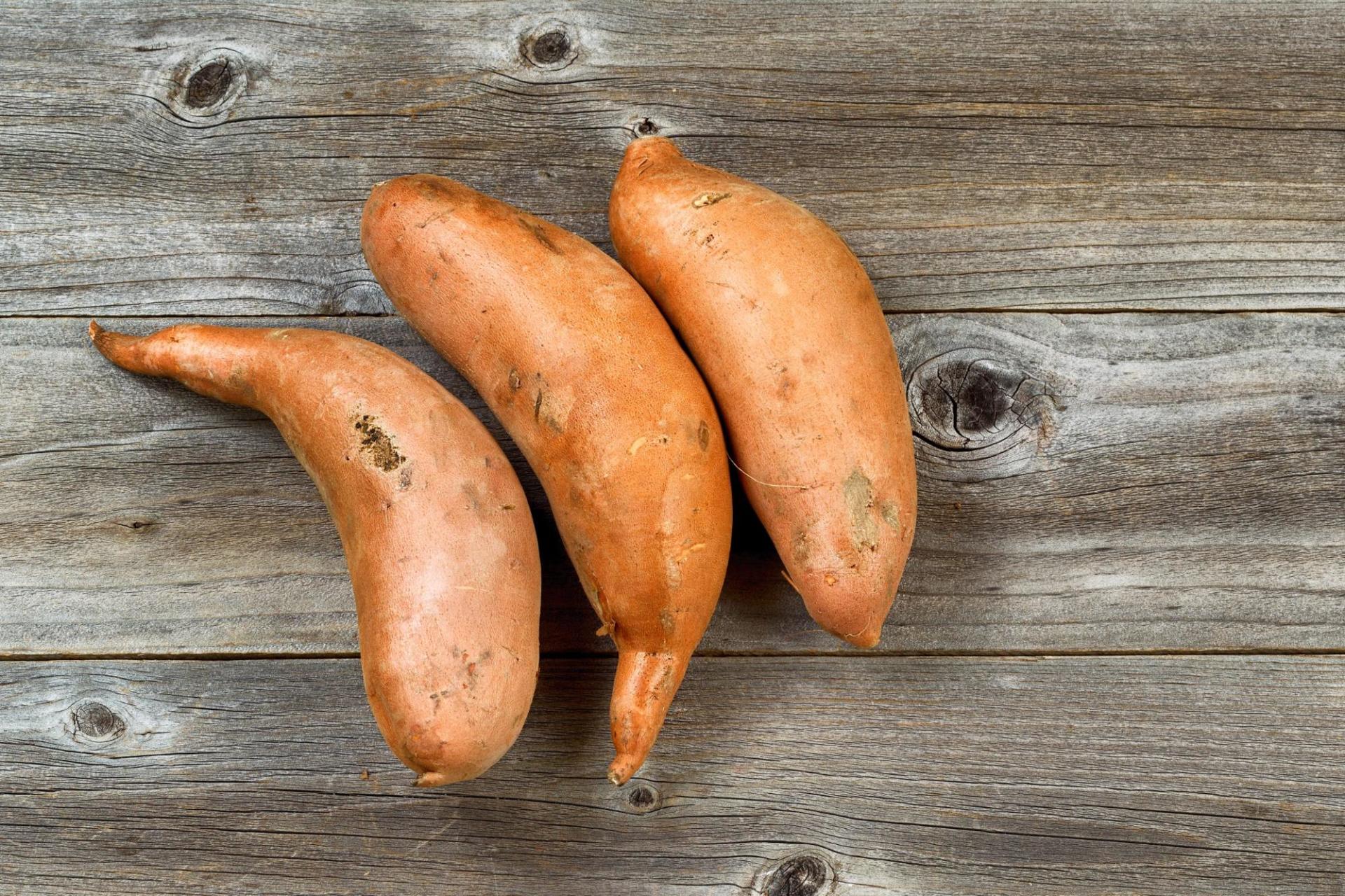 Different types of sweet potatoes