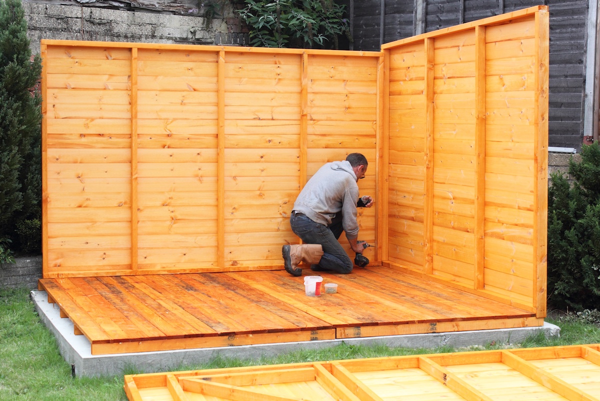 Instructions on how to build a utility shed step by step