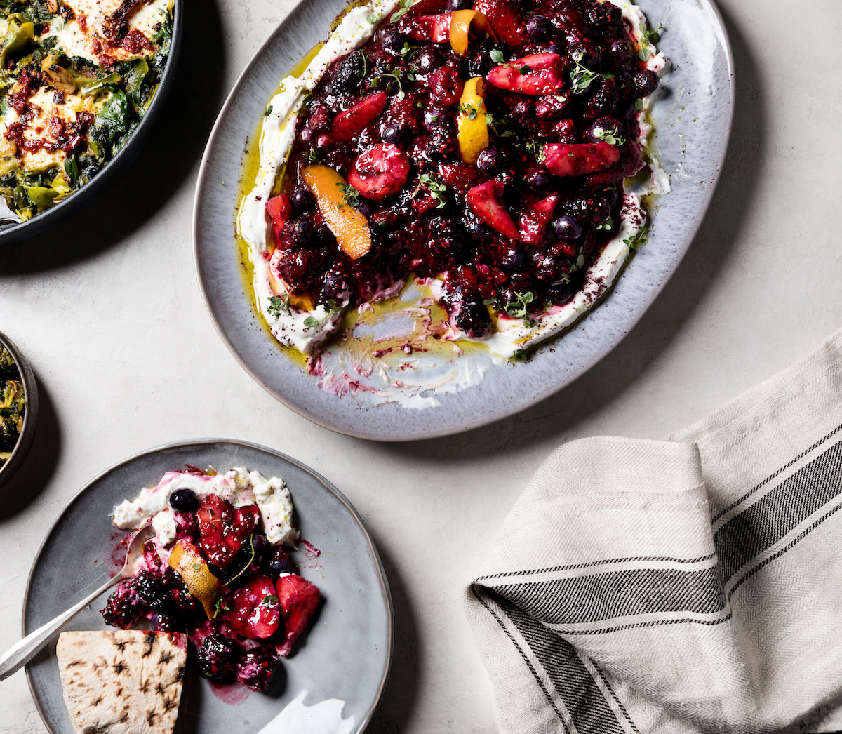 Yotam Ottolenghi’s Labneh With Berries 	