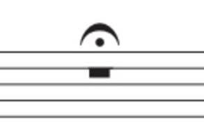 Rests with a fermata