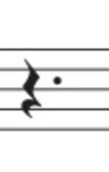 Dotted rests