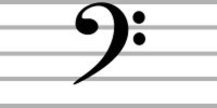 Musical bass clef