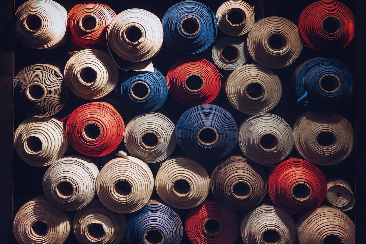 Jacquard Weave Denim Textile Cotton Thick Jacket Fabric for