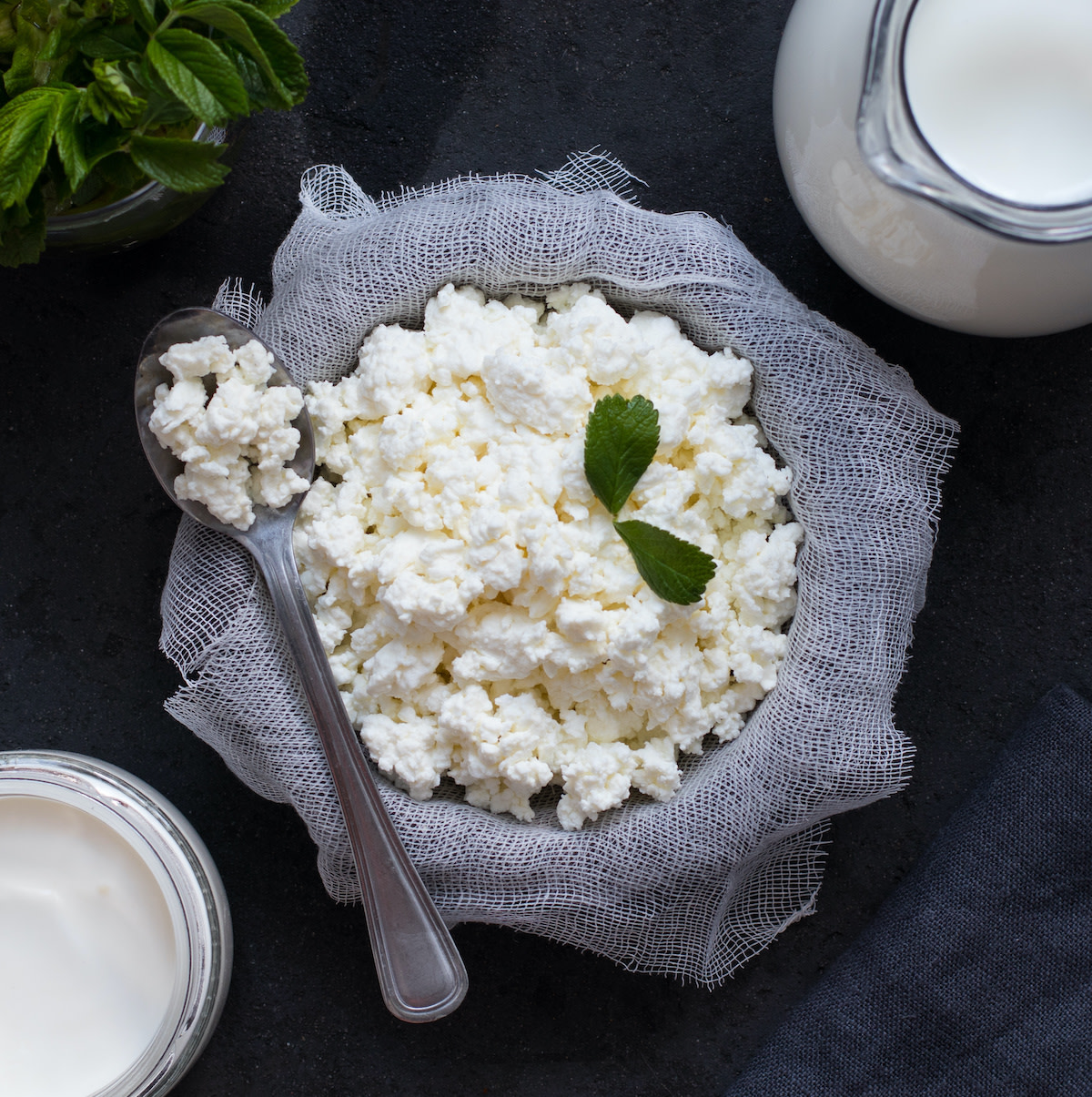 Homemade Cottage Cheese Recipe