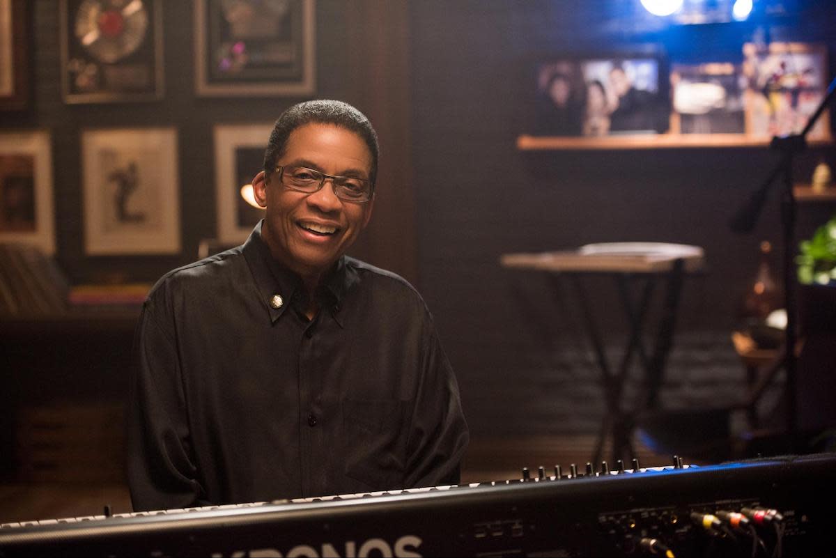 herbie hancock sitting at his piano