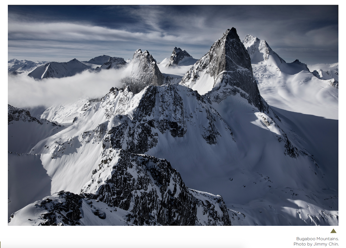 Bugaboo Mountains by Jimmy Chin