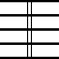 Musical double bar lines