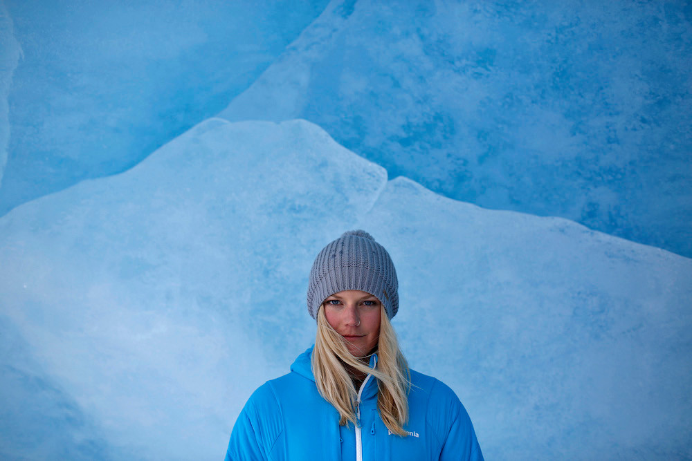 Jimmy Chin's portrait photograph of a woman in natural light