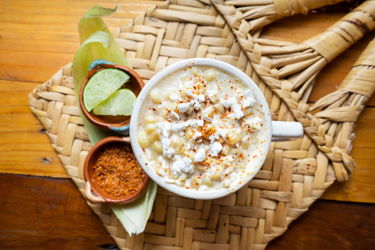 esquites Mexican corn salad