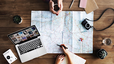 travel photography map