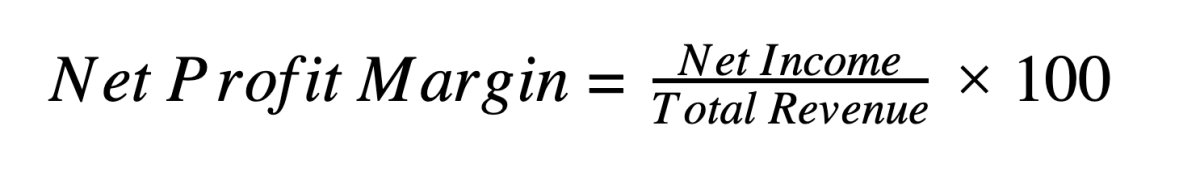 net profit margin formula