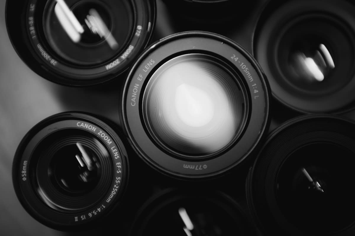 Different camera lenses