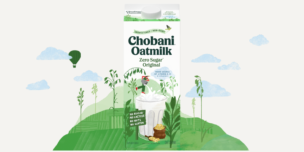 OatBased Zero Sugar* Original Oatmilk Chobani®