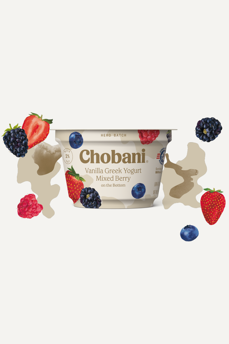 Fruit on the Bottom Greek Yogurt | Mixed Berry Cup | Chobani®