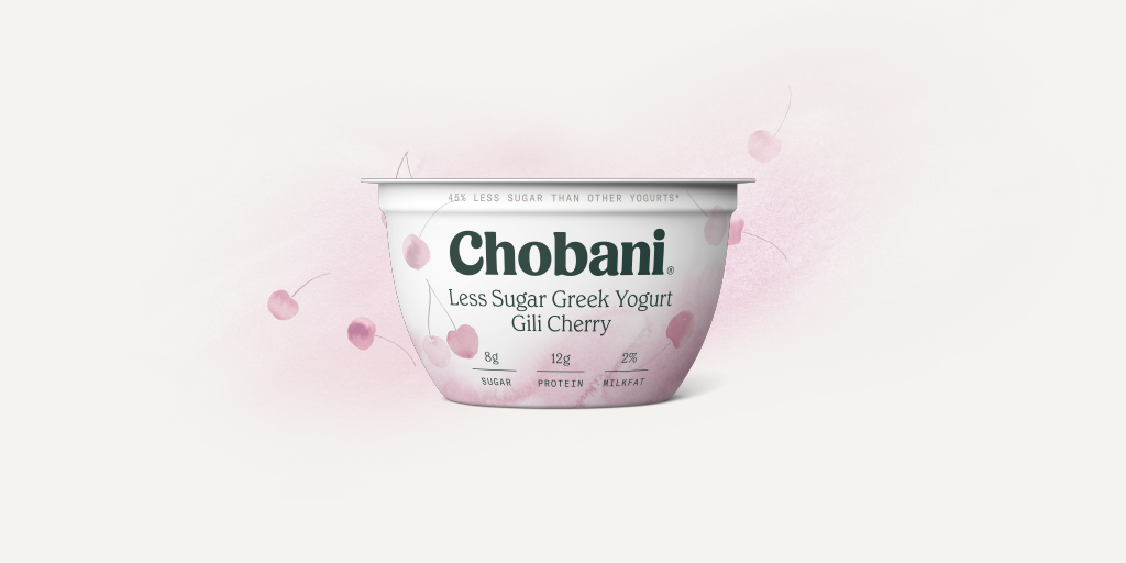 Less Sugar Greek Yogurt | Gili Cherry Cup | Chobani®