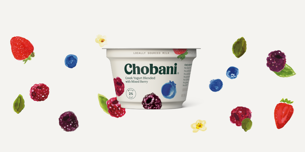 Blended Greek Yogurt | Mixed Berry Cup | Chobani®