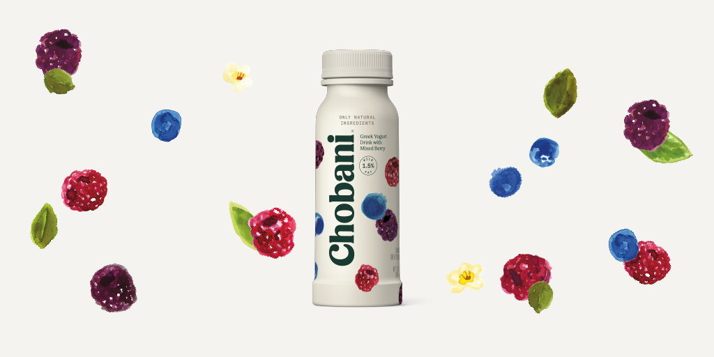 Blended Greek Yogurt Mixed Berry Drink Chobani®