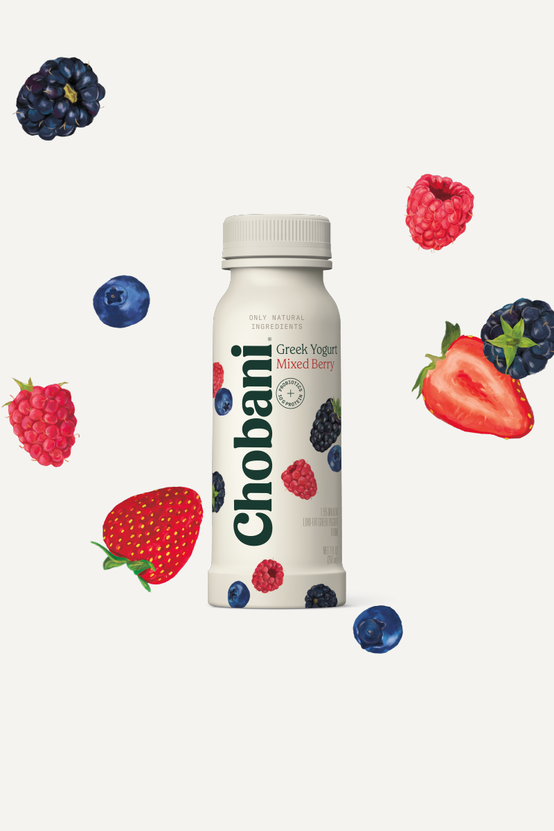 Blended Greek Yogurt Mixed Berry Drink Chobani®