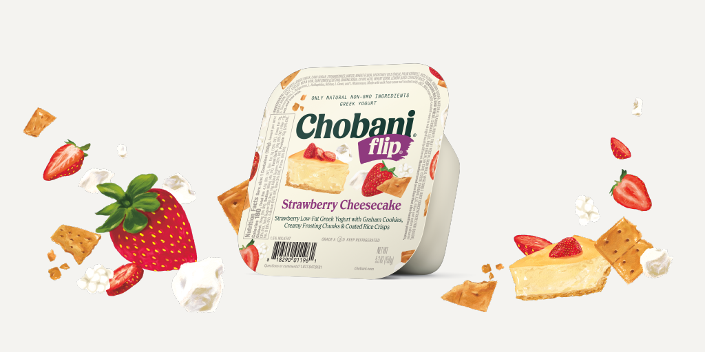 Chobani® Flip® Greek Yogurt | Strawberry Cheesecake | Chobani®