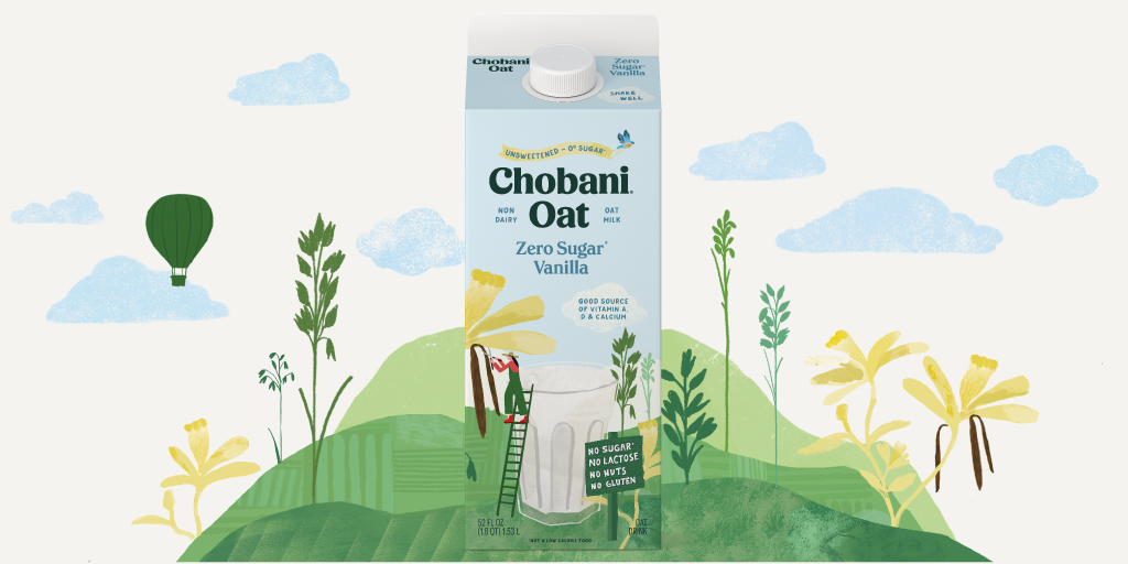 Oat-Based | Zero Sugar* Vanilla Oatmilk | Chobani®