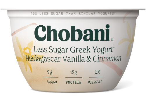 Chobani Less Sugar Yogurt