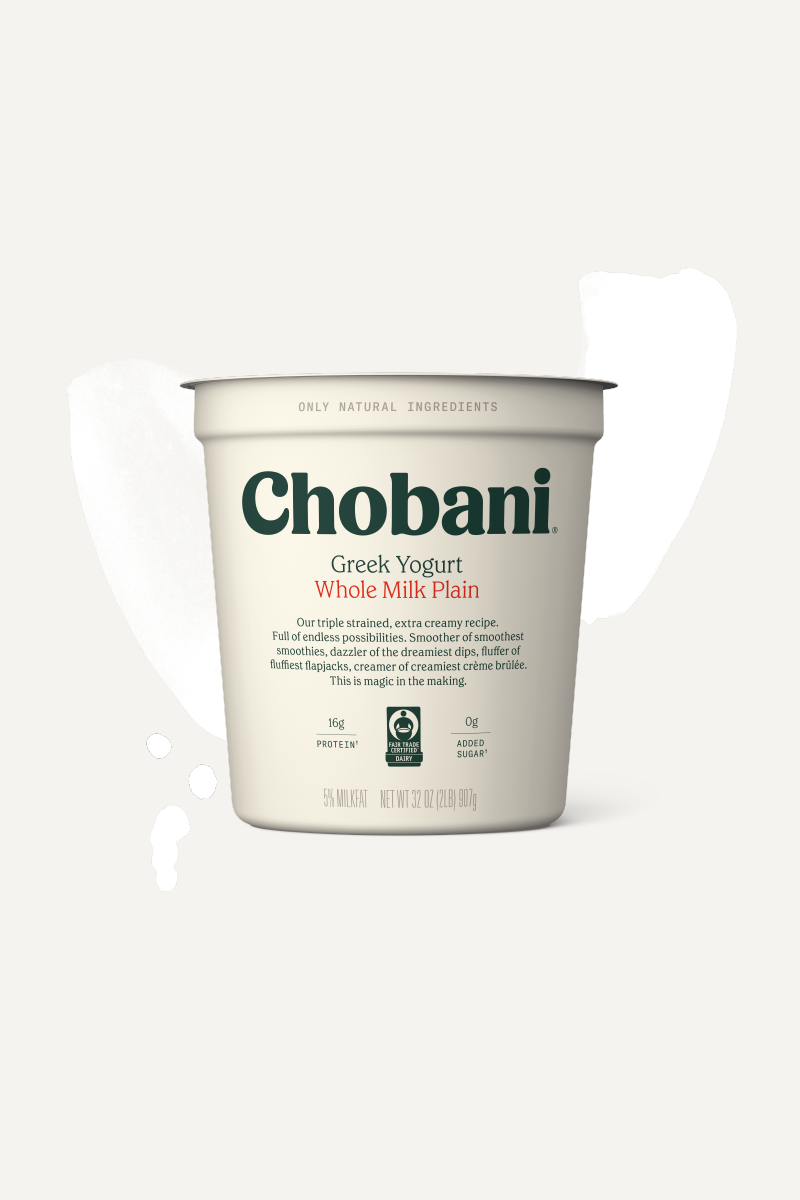 Plain Greek Yogurt Whole Milk Plain Large Size Tub Chobani