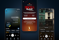 A demo image showing the three new features, Character Guide, Interactive Stories, and Visual Explorer, in action. 