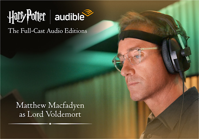 A photo of Matthew Macfadyen performing the role of Lord Voldemort