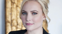 A close up view of Meghan McCain looking directly to the camera.