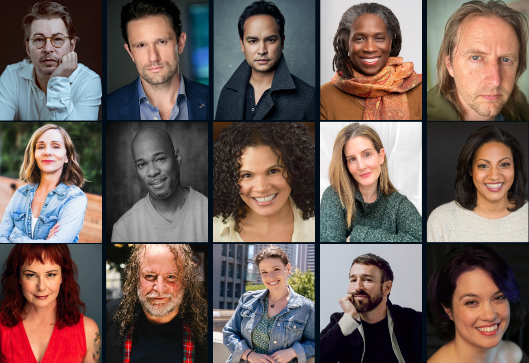 Headshots of the 15 narrators being inducted into Audible's Narrator Hall of Fame in 2026. 
