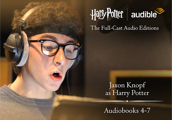 A photo of Jaxon Knopf performing the role of Harry Potter (Books 4-7).