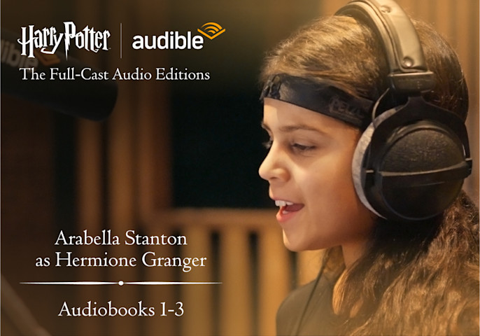 Arabella Stanton performing the role of Hermione Granger (Books 1-3).