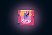 The cover art for "Bad in Bed" on a dark background.