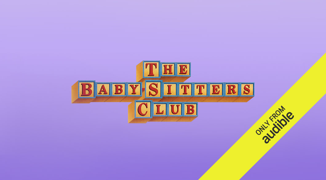 "The Baby-sitters club" title on a purple background.