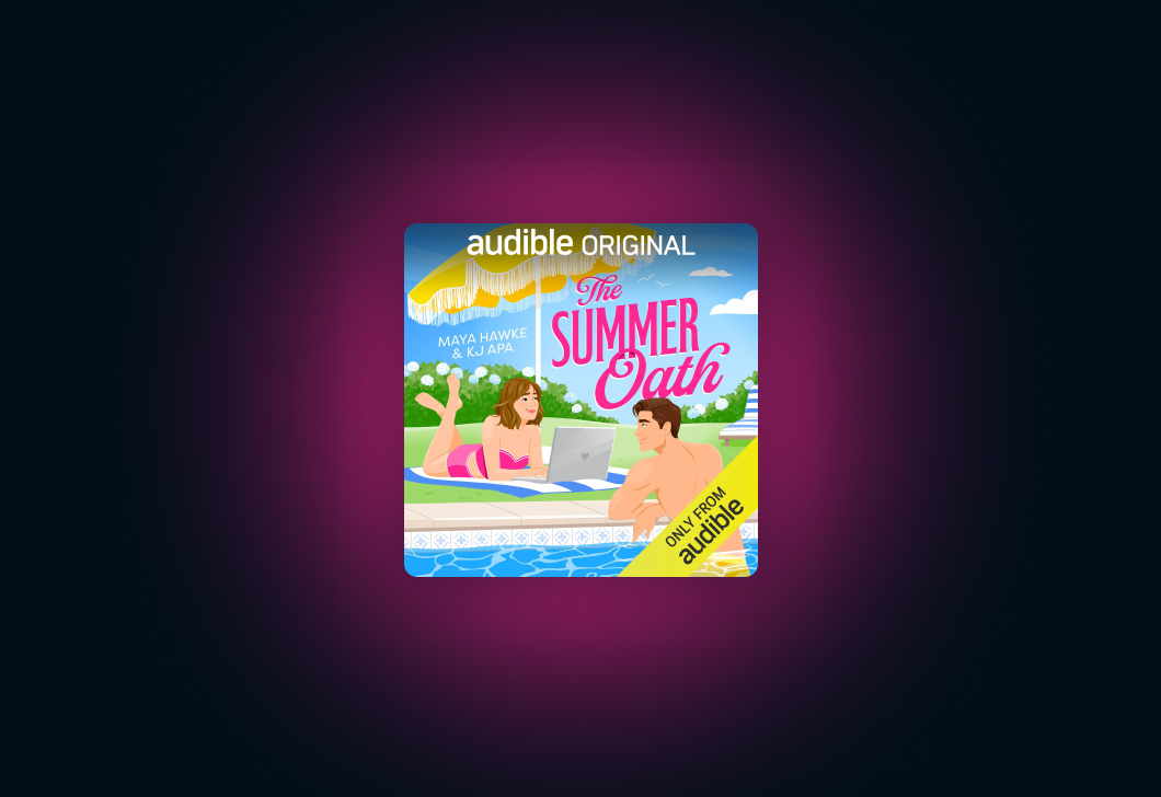 The cover art for “The Summer Oath” on a dark background. 