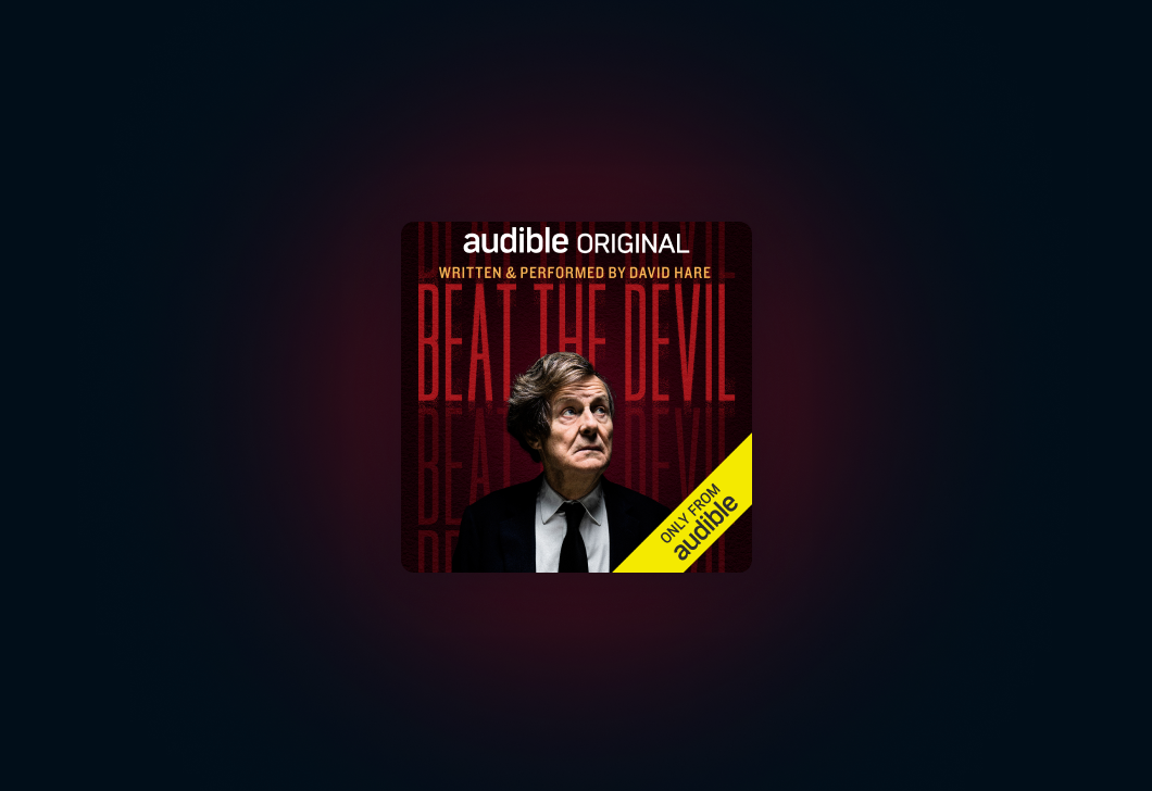 The cover art for “Beat the Devil” on a dark background.