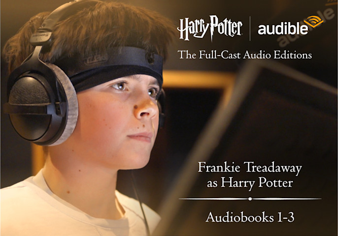A photo of Frankie Treadaway performing the role of Harry Potter (Books 1-3).