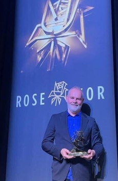 Paul Horan, Audible's Director of Content Australia, at the 61st annual Rose d'Or Awards