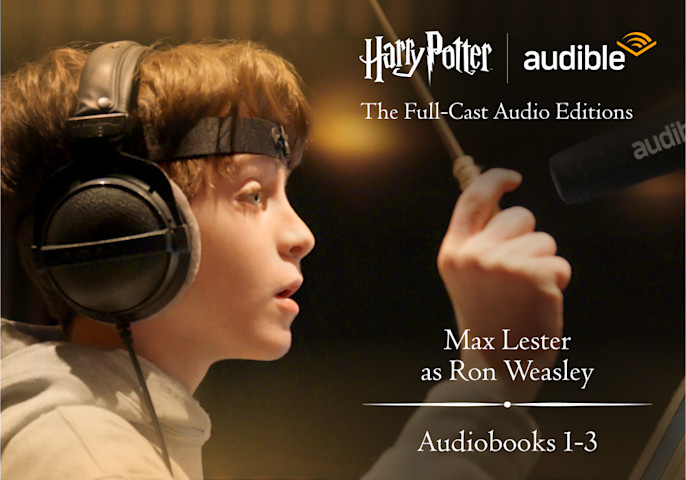 A photo of Max Lester performing the role of Ron Weasley (Books 1-3).