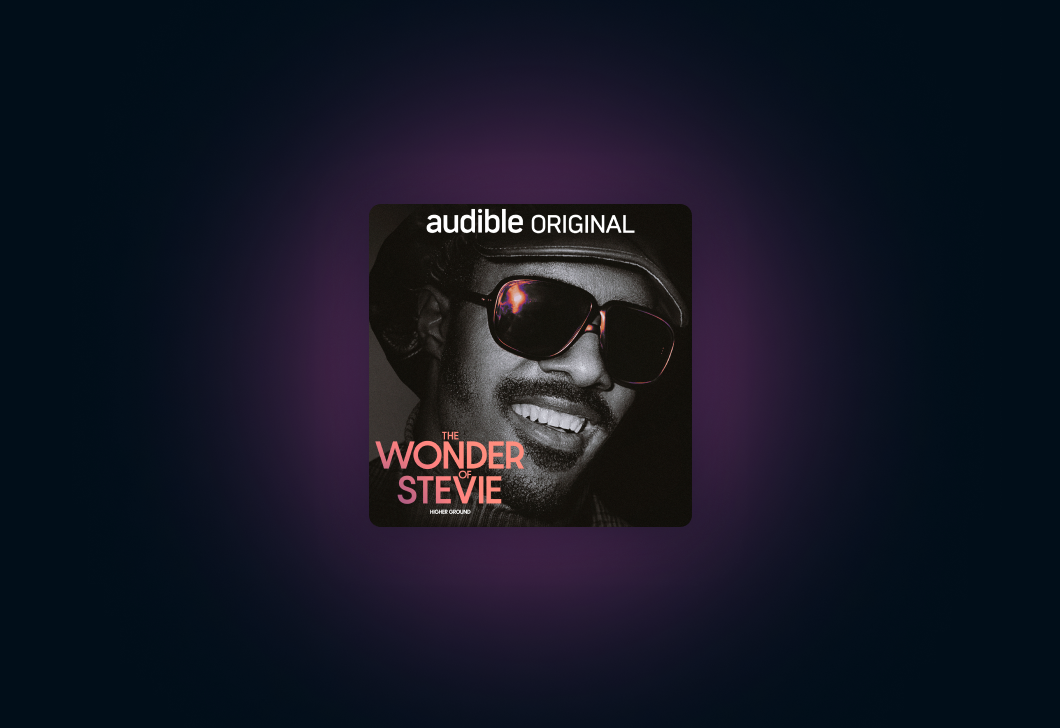 The cover art for “The Wonder of Stevie" on a dark background.