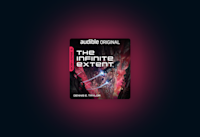 The cover art for “The Infinite Extent” on a dark background. 